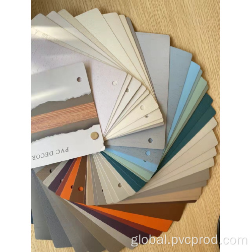 PVC Lamination Film for Interior Decoration Popular plastic PVC lamination film for furniture Supplier